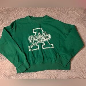Divided Emerald Green Crew Sweatshirt Size Large